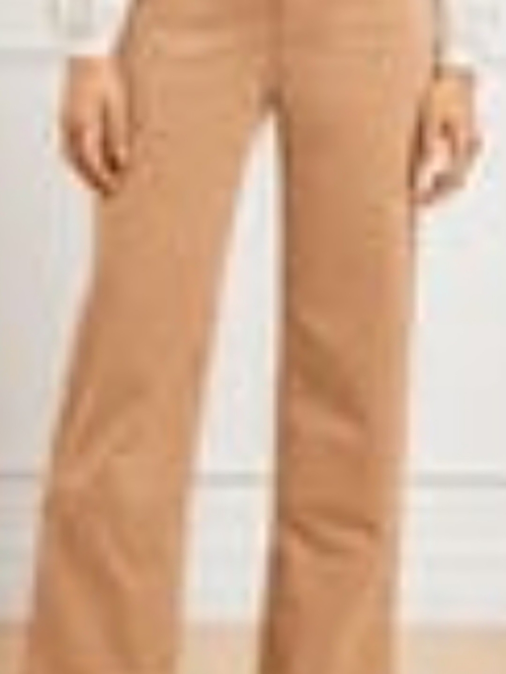 Talbots Corduroy Wide-Leg Pants in Light Camel